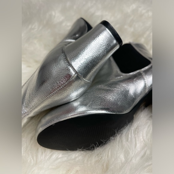 B.A.I.T silver metallic booties size 6.5 - Picture 7 of 15
